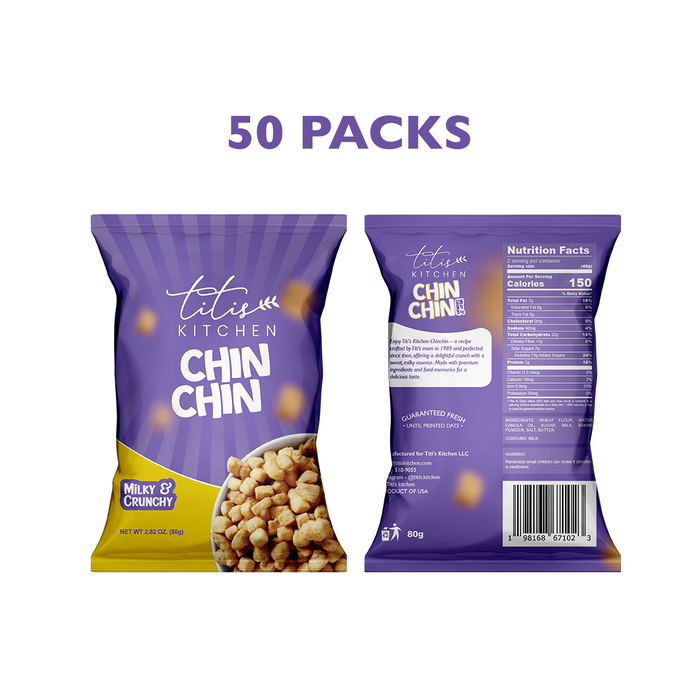 ChinChin 2.8oz (50) - Crunchy, Milky, Delicious