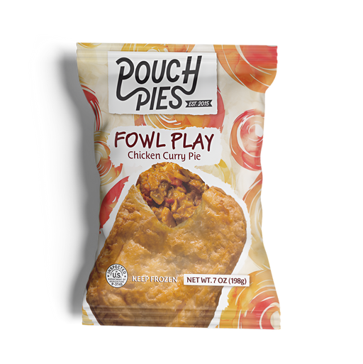 FOWL PLAY Chicken Curry Pie 7oz, ASDS-AFRIVANA Bulk Wholesale Marketplace
