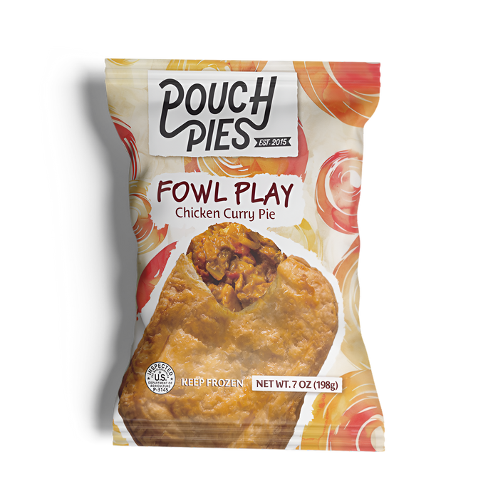 FOWL PLAY Chicken Curry Pie 7oz, ASDS-AFRIVANA Bulk Wholesale Marketplace